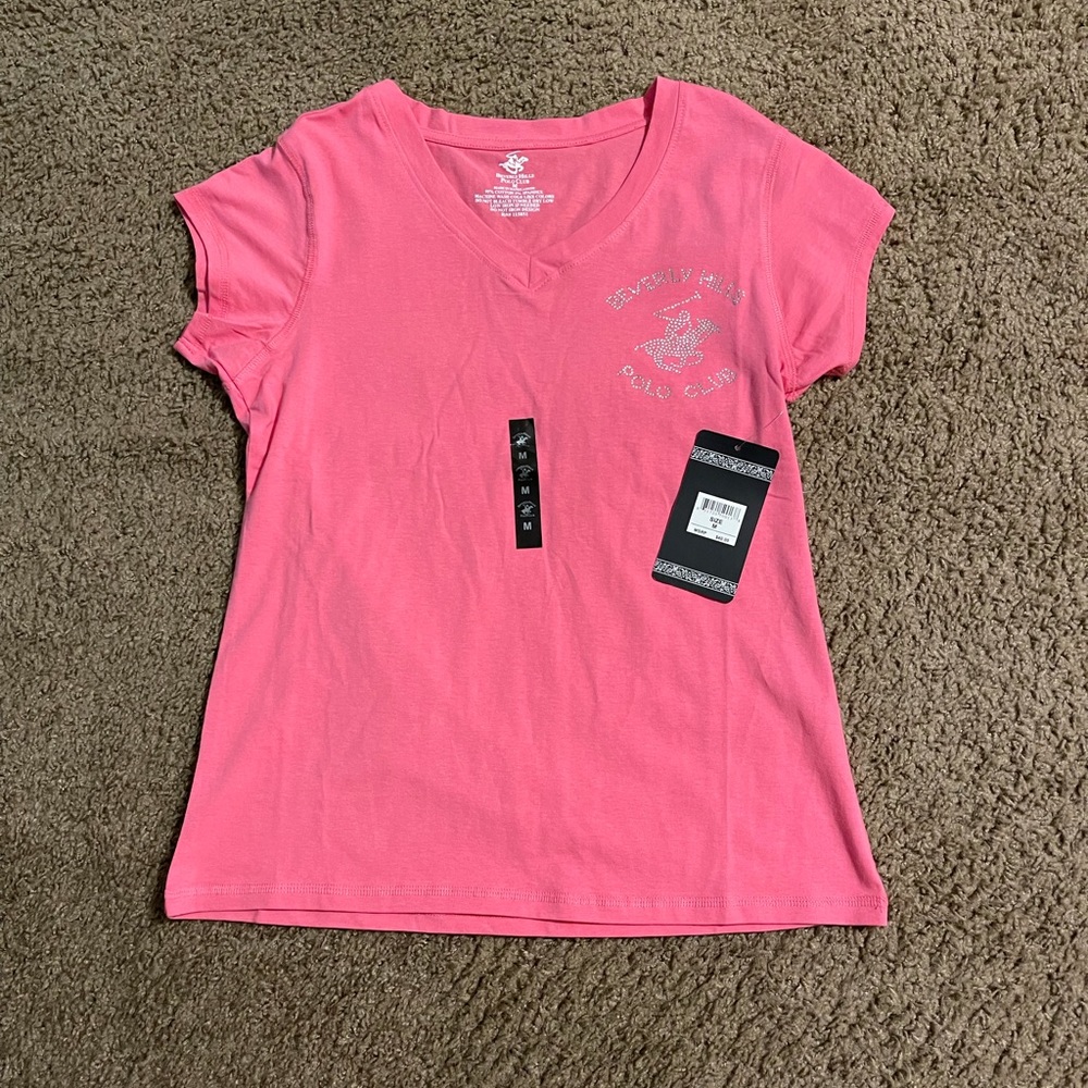 Women t shirt Beverly Hills polo club size M
